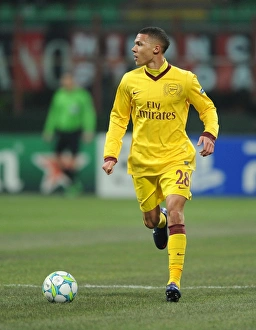 Kieran Gibbs in Action: Arsenal vs AC Milan, 2011-12 UEFA Champions League