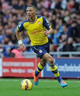 Kieran Gibbs in Action: Arsenal vs Sunderland, Premier League 2014/15