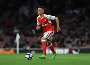Arsenal V Sunderland 2016-17 Prints: Kieran Gibbs in Action: Arsenal vs Sunderland (2016-17)