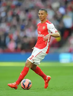 Reading V Arsenal FA Cup Semi Final 2014/15 Prints: Kieran Gibbs in Action: Arsenal's FA Cup Semi-Final Victory over Reading (2015)