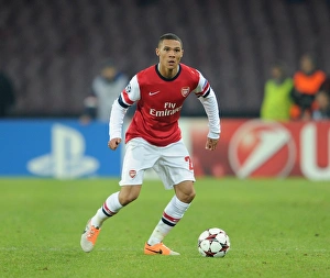 Kieran Gibbs in Action: Napoli vs Arsenal, UEFA Champions League 2013-14