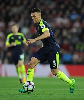 Kieran Gibbs in Action: Southampton vs Arsenal, Premier League 2016-17