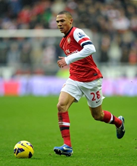 Wigan Athletic V Arsenal 2012-13 Prints: Kieran Gibbs in Action: Wigan Athletic vs. Arsenal, Premier League 2012-13