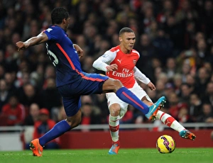 Kieran Gibbs (Arsenal) Antonio Valencia (Man Utd). Arsenal 2:1 Manchester United Kieran Gibbs (Arsenal) Antonio Valencia (Man Utd). Arsenal 2:1 Manchester United