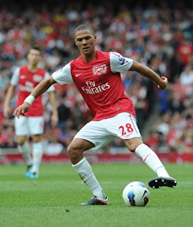 Arsenal V Swansea City 2011-12 Prints: Kieran Gibbs (Arsenal). Arsenal 1: 0 Swansea City. Barclays Premier League