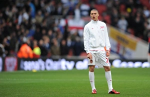 Kieran Gibbs (Arsenal). Arsenal 1: 1 Leeds United, FA Cup 3rd Round, Emirates Stadium