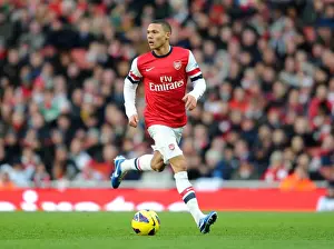 Arsenal V West Bromwich Albion 2012-13 Prints: Kieran Gibbs (Arsenal). Arsenal 2: 0 West Bromwich Albion. Barclays Premier League