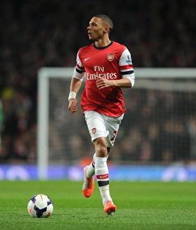 Kieran Gibbs (Arsenal). Arsenal 2: 2 Swansea City. Barclays Premier League. Emirates Stadium