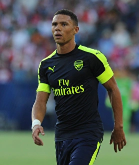 Kieran Gibbs (Arsenal). Arsenal 3: 1 Chivas. Pre Season Friendly. The Stubhub Centre