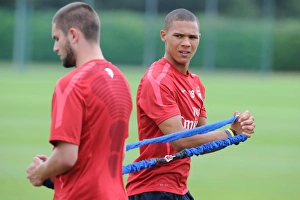 Images Dated 7th July 2010: Kieran Gibbs (Arsenal). Arsenal Training Ground, London Colney, Hertfordshire, 7 / 7 / 2010