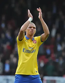 Kieran Gibbs (Arsenal). Crystal Palace 0: 2 Arsenal. Barclays Premier League. Selhurst Park