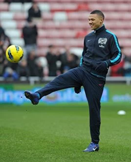 Kieran Gibbs (Arsenal). Sunderland 1: 2 Arsenal. Barclays Premier League