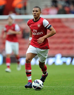 Arsenal V Anderlecht 2012-13 - Pre Season Prints: Kieran Gibbs in Pre-Season Action: Arsenal vs. Anderlecht (2012-13)
