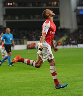 Kieran Gibbs Scores First Goal: Arsenal's Victory over RSC Anderlecht in the UEFA Champions League (October 2014)