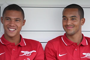 Kieran Gibbs and Theo Walcott (Arsenal). Barnet 0:4 Arsenal. Pre Season Friendly Kieran Gibbs and Theo Walcott (Arsenal). Barnet 0:4 Arsenal. Pre Season Friendly