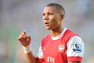 Legia Warsaw V Arsenal 2010-11 Prints: Kieran Gibbs Thrilling Performance: Arsenal's Comeback Victory Against Legia Warsaw (7-8-2010)