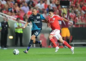 Benfica V Arsenal 2011-12 Prints: Kieran Gibbs vs. Witsel: A Battle at the Estadio da Luz (Arsenal vs. Benfica, 2011)