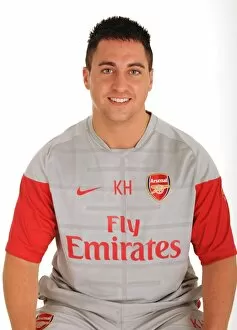 1st Team Player Images 2009-10 Collection: Kieran Hunt (Arsenal masseur)