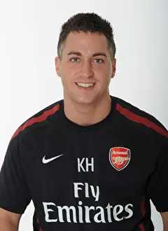Kieran Hunt (Arsenal masseur). Arsenal 1st Team Photocall and Membersday