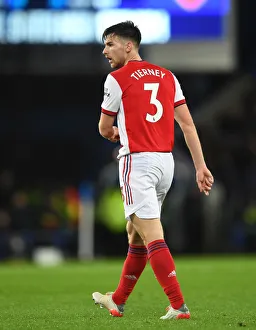 Kieran Tierney in Action: Everton vs Arsenal, Premier League 2020-21