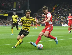 Kieran Tierney Clashes with Femenia: Watford vs Arsenal, Premier League 2021-22