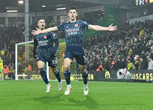 Kieran Tierney Scores the Decisive Goal: Arsenal Wins Against Norwich City in Premier League 2021-22