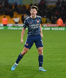 Kieran Tierney's Celebration: Arsenal's Win at Wolverhampton Wanderers in the Premier League