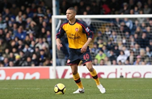 Cardiff City V Arsenal FA Cup Prints: Kieron Gibbs in Action: Arsenal vs Cardiff City, FA Cup 2009