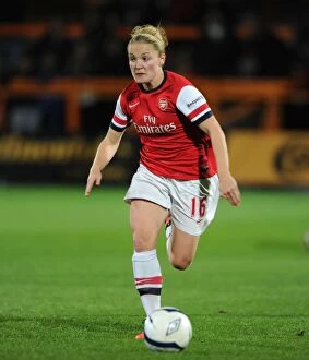 Images Dated 10th October 2012: Kim Little in Action: Arsenal Ladies vs. Birmingham City Ladies - FA WSL Continental Cup Final, 2012
