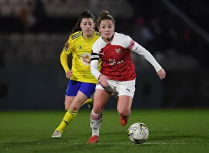 Arsenal Women V Birmingham City Women - WSL Continental Cup 2018-19 Prints: Kim Little in Action: Arsenal Women vs Birmingham City Women, FA WSL Continental Tyres Cup