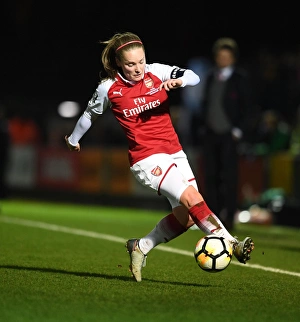 Kim Little in Action: Arsenal Women vs Manchester City Ladies - Continental Cup Final