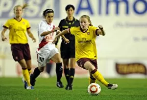 Images Dated 4th November 2010: Kim Little (Arsenal) Sonia Tribano (Rayo). Rayo Vallecano 2: 0 Arsenal Ladies