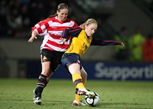 Kim Little (Arsenal) Vicki Exley (Doncaster)