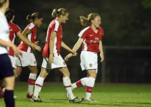 Kim Little celebrates scoring her 2nd goal Arsenals 6th