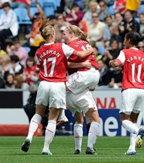 Images Dated 21st May 2011: Kim Little celebrates scoring Arsenals 1st goal. Arsenal Ladies 2: 0 Bristol Academy