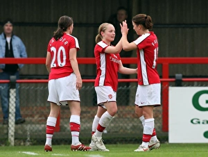 Arsenal Ladies v Sparta Prague 2009-10 Gallery: Kim Little celebrates scoring Arsenals 2nd goal with