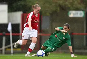 Arsenal Ladies V POAL Thessaloniki 2009-10 Prints: Kim Little Scores Arsenal's Second Goal in 9:0 UEFA Women's Champions League Victory over PAOK