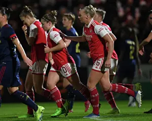 Arsenal Women V Ajax Women 2022-23 Prints: Kim Little Scores Duo: Arsenal Women's Historic UEFA Champions League Debut vs Ajax