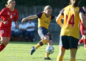 Arsenal Ladies v Neulengbach 2008-9 Collection: Kim Little scores a goal for Arsenal