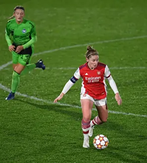 Arsenal Women V HB Koge 2021-22 Prints: Kim Little's Brilliant Performance: Arsenal Women Crush HB Koge in UEFA Champions League