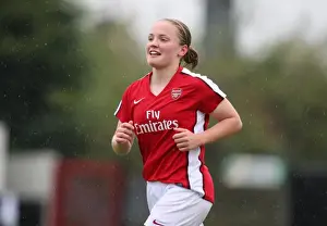 Kim Little's Euphoric Moment: Arsenal's First Goal in 9:0 UEFA Womens Champions League Victory