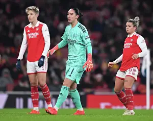 Arsenal Women V Olympique Lyonnais 2022-23 Prints: Kim Little's Unwavering Focus: Arsenal FC Changing Room Moment before Arsenal vs