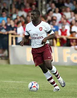 Barnet V Arsenal 2007-08 Prints: Kolo Toure in Action: Arsenal's Dominant Pre-Season Victory over Barnet (14/7/07)