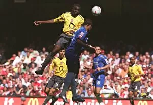 Toure Kolo Gallery: Kolo Toure (Arsenal) Didier Drogba (Chelsea). Arsenal 1: 2 Chelsea