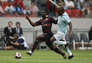 Toure Kolo Gallery: Kolo Toure (Arsenal) Gaby Mudingayi (Lazio)