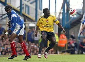 Images Dated 15th May 2007: Kolo Toure (Arsenal) Kanu (Portsmouth)