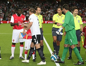 Arsenal V Sparta Prague 2007-08 Prints: Kolo Toure (Arsenal) Tomas Repka (Sparta Prague)