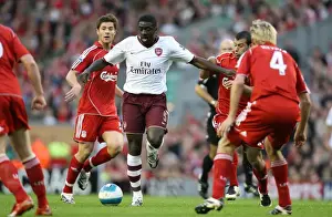 Kolo Toure (Arsenal) Xabi Alonso and Sami Hyypia (Liverpool)