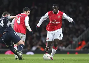 Kolo Toure and Cesc Fabregas (Arsenal) Kevin Nolan (Bolton)