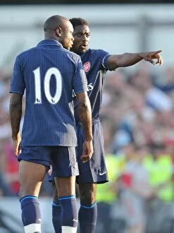 Images Dated 21st July 2009: Kolo Toure and William Gallas (Arsenal)
